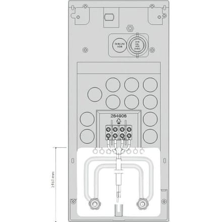 AEG Pipe kit gas water heater MR 112, Art. 227703