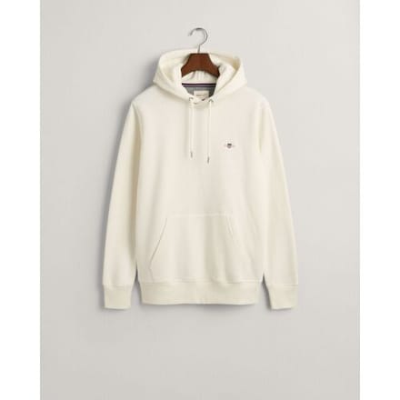 Gant Trui Shield Hoodie Subtle Logo Eggshell / male
