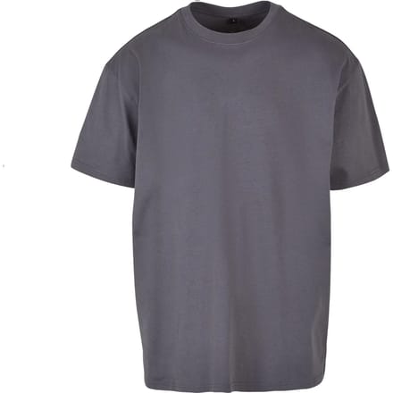 Build Your Brand - Heavy Oversized T-Shirt - Dark Grey maat S