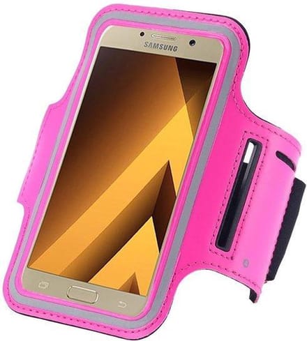 Geschikt voor Samsung Galaxy A5 2017 Sportarmband Hardloopband Roze