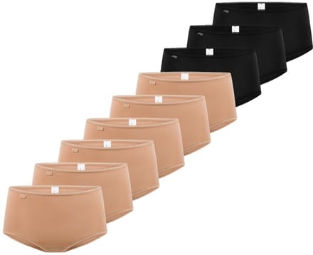 sloggi Dames midi slip 9 pack 24/7 Cotton