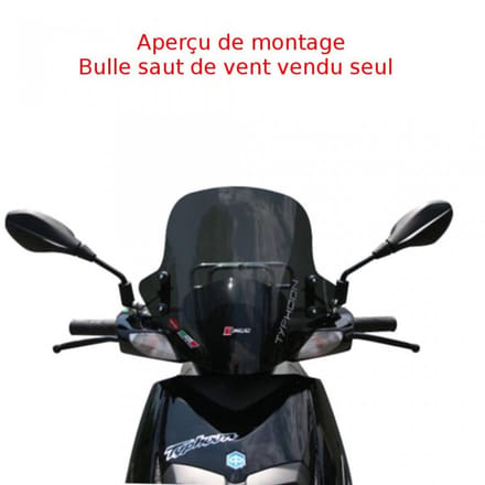 Bulle saut de vent Faco pour scooter Piaggio 125 Typhoon 4T 2V 2010 à 2011 Neuf