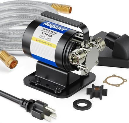 Draagbare Elektrische Waterpomp - 115V Waterslangpomp voor Zwembad, Regenton en Waterbedden
