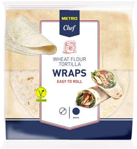 Metro Chef Tortilla Wraps 25 cm 12 stuks 740 gram