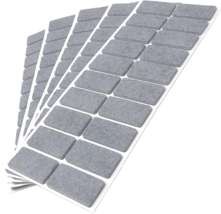 Zelfklevende Viltglijders 100x Rectangular - Meubel- en Vloerbescherming voor Gladde Oppervlakken