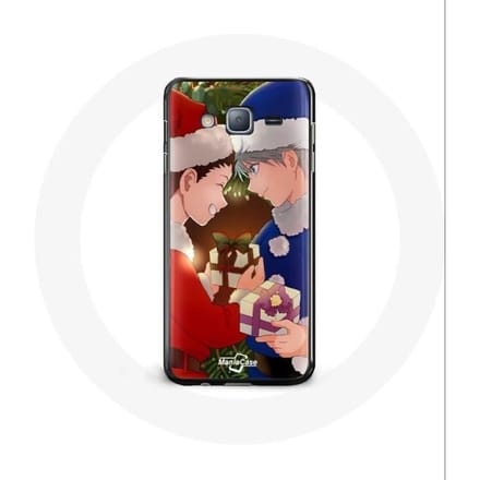Coque pour Samsung Galaxy J3 2016 Hunter x Hunter Gon Freecss et Killua Zoldyck Christmas Day Anime Manga
