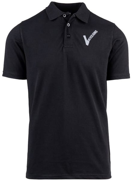 Fostex Polo Shirt beveiliging V-logo zwart S