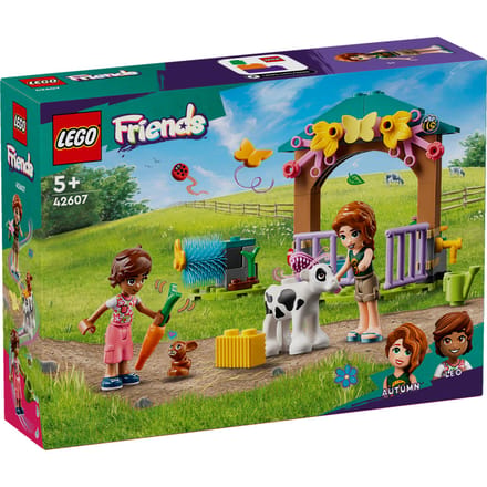 LEGO 42607 Friends Autumns schuur met kalfje Boerderijdieren Speelgoed met Mini Poppetjes