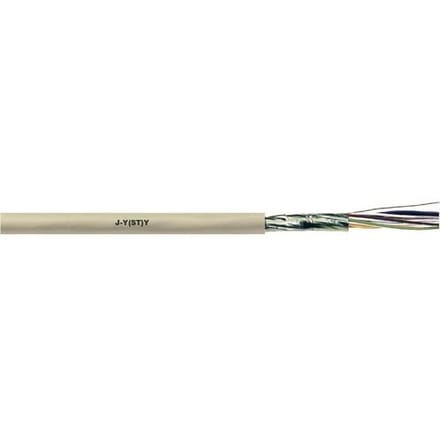 LAPP 1591500/100 Telefoonkabel J-Y(ST)Y 1 x 2 x 0.8 mm Grijs 100 m