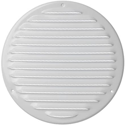 Metaal Ventilatierooster Ø 200 mm met Insectenbescherming - Ideaal voor Ventilatie