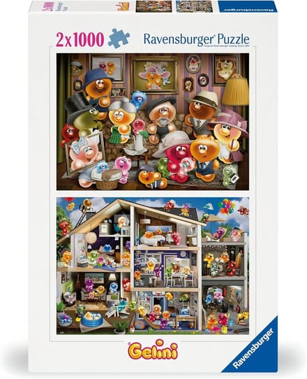 Lustige Gelinis - 2 x 1000 stukjes legpuzzel