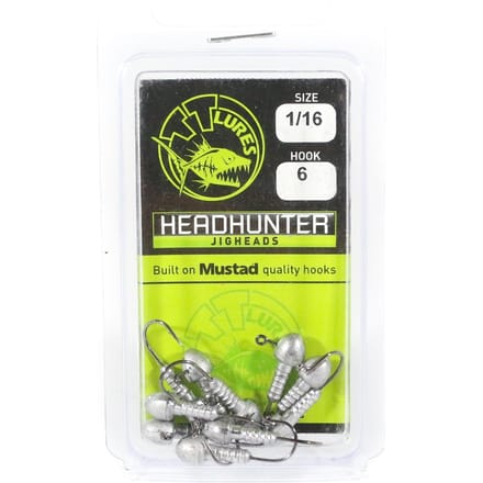 Tackle Tactics TT Head Hunter Jig Head 1/16 oz 6 10/pak (1036)