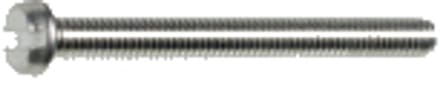 Metaalschroeven Rvs Cil.Kop M6x60 - 100 stuks
