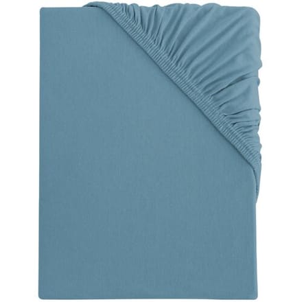 S.OLIVER Bi-Elastic Jersey hoeslaken, 90-100 x 200 cm (Turquoise)