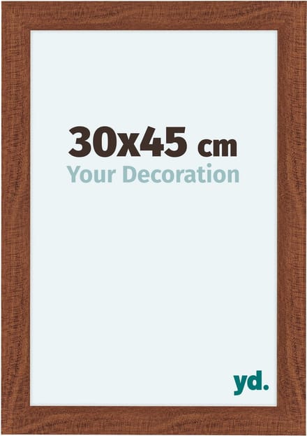 Your Decoration - Fotolijst 30x45 cm - MDF - Walnoot - Como
