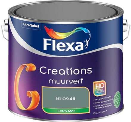 Flexa - Creations Muurverf Extra Mat - N1.09.46 - Mengverf - 2,5 L