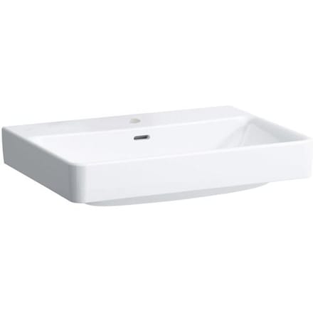 LAUFEN Pro S washbasin 65 cm with 1 tap hole and overflow H8109640001041