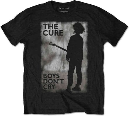 The Cure - Boys Don't Cry Black & White Heren T-shirt - 5XL - Zwart