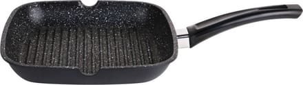 Swiss Pro+ - Grillpan - 28 CM ZWART
