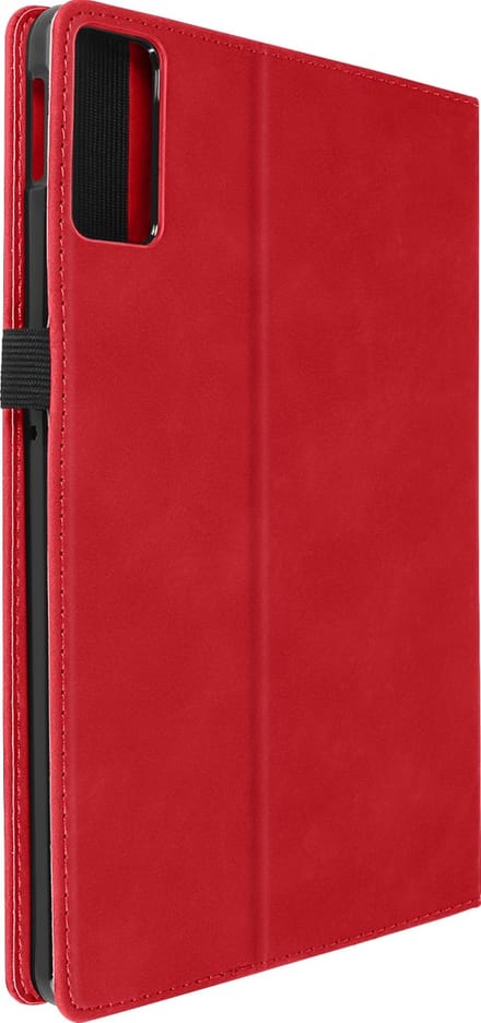 Avizar Foliohoes Geschikt voor Xiaomi Redmi Pad SE Multi-compartiment folio en videostandaard, Rood