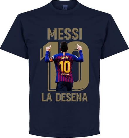 Messi La Desena T-Shirt - Navy - M