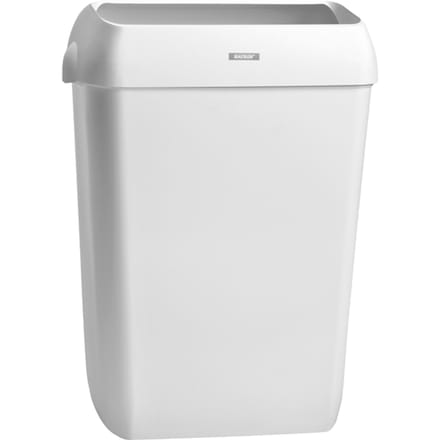 Afvalbak Katrin open inworp 50 liter wit 91912