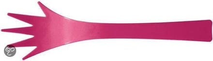 Zak!Designs Opaque Saladebestek Helpinghands - Raspberry - 2 stuks
