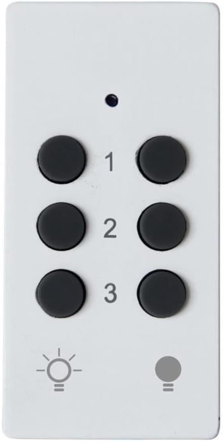 Kit 3 afstandsbedieningscontactdozen + afstandsbediening - GAO - 230 V - Wit