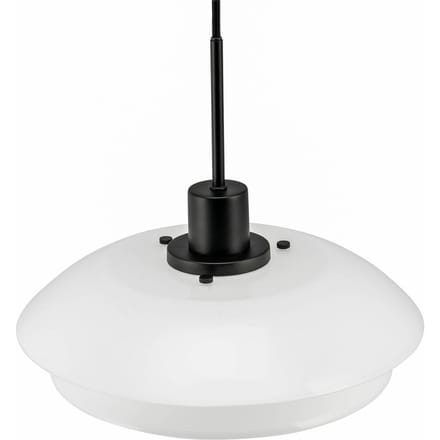Dyberg Larsen Hanglamp 31 Cm E27 Glas 25w Wit/zwart