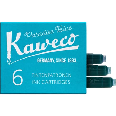 Kaweco Vulpen Inktpatroon - Per 6 stuks - Turquoise