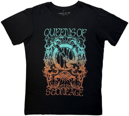 Queens Of The Stone Age - Montage Heren Tshirt - M - Zwart