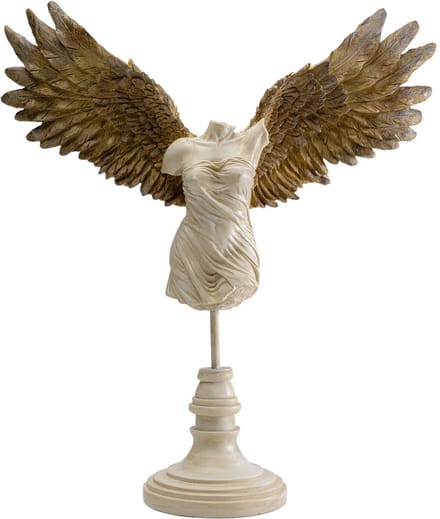 Woonaccessoires vrouw vleugels brons 42cm Kare Design