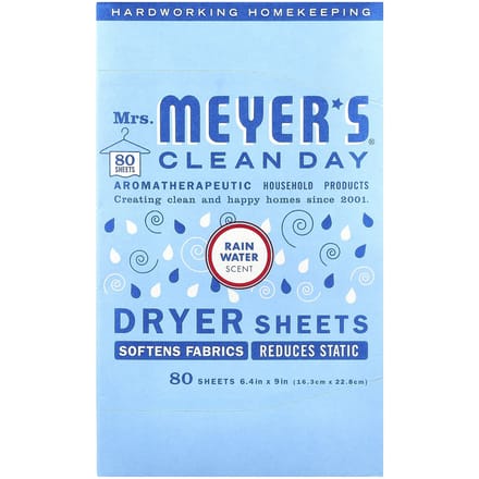 Mevr. Meyers Clean Day, Drogerdoekjes, Regenwater, 80 Vel white