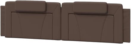 Hoofdbordkussen - Bedkussen - Comfortabel Lezen - Duurzaam Kunstleer - 200 cm - Bruin