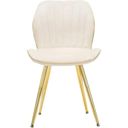 Stoel Paris Chair Space Cream/gold Set 2 Pz 46×58×77 cm