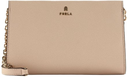 FURLA Leren Schoudertas Camelia Mini Crossbody Azalea Roze
