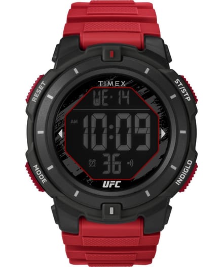 Timex UFC Rumble TW5M59800 Horloge - Kunststof - Rood - Ø 48 mm