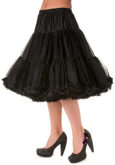 Banned - Lifeforms Petticoat - 26 inch - 3XL - Zwart
