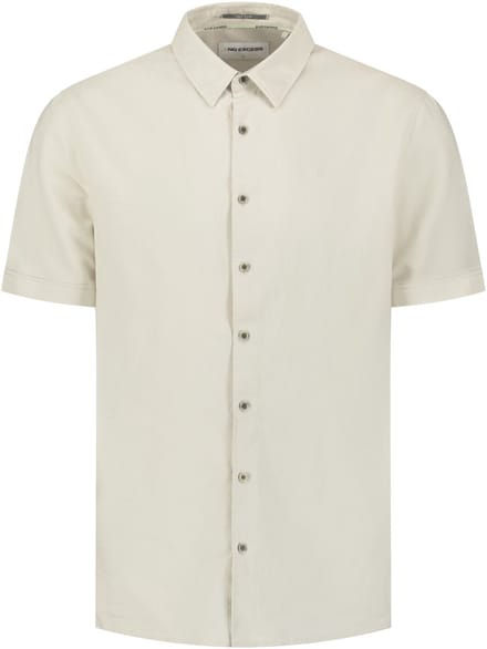 No Excess Shirt short sleeve with linen desert