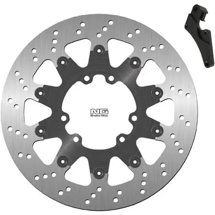 Vlotterende motorremschijfset en steuntje NG Brake Disc 724K15