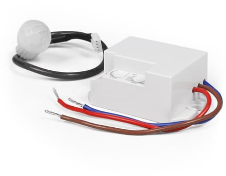 LX-635 Bewegingssensor IR inbouw - Bewegingsmelder 360° - Bewegingsdetector 230V / 800W - geschikt voor LED - Wit