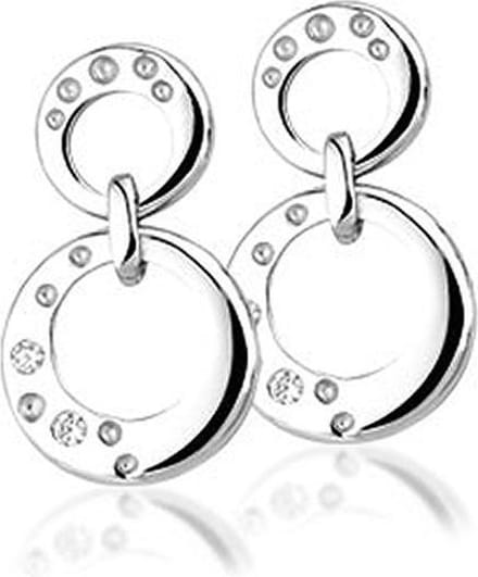 Montebello Oorbellen Nyon - 925 Zilver Gerhodineerd - 24x10mm