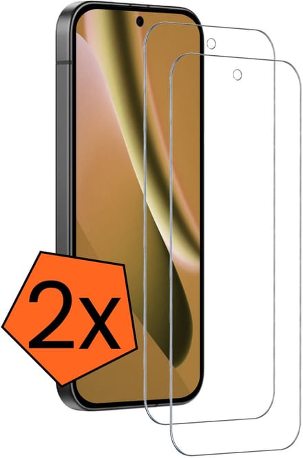 Screenprotector - 2 Stuks - Geschikt voor Google Pixel 10a - Extra Sterk - Gehard Glas - Beschermglas - Tempered Glass - Screen Protector