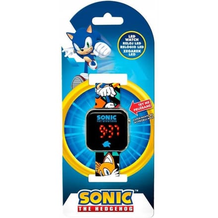 LED-horloge voor kinderen Kids Licensing Sonic The Hedgehog