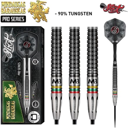 Shot Pro Series Mindaugas Barauskas 90% - Dartpijlen