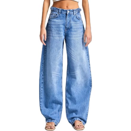 It's Basic - Skater Mid Rise Jeans - Azure