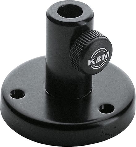 König & Meyer 23855 tafel - flans zwart - Microfoon tafelstatief