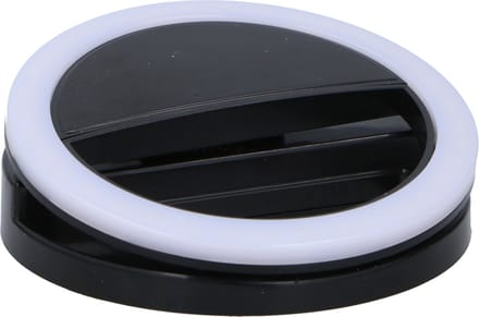 Grundig Selfie Ring Light - Ringlamp Smartphone - 36 LED's - 3 Standen - Ø8,5 Cm
