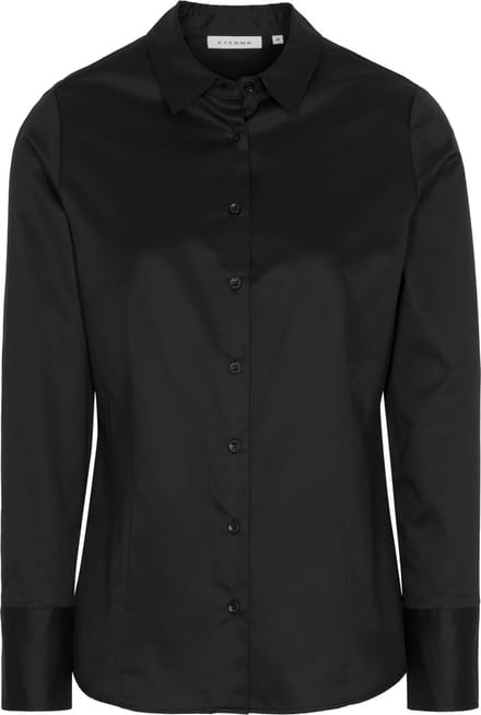 ETERNA dames blouse modern classic - zwart