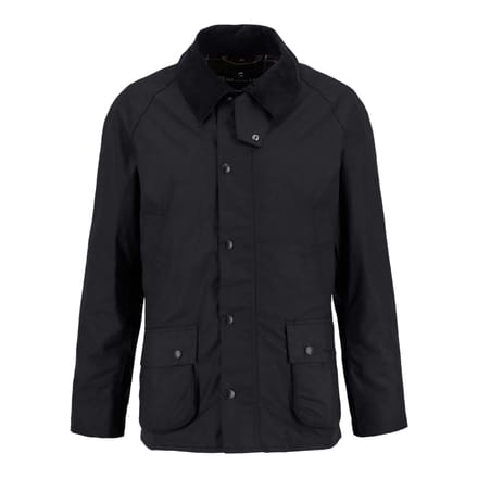 jas Barbour ashby wax jacket - zwart